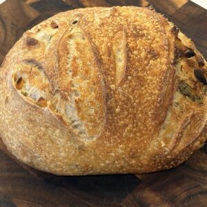 Roasted Garlic & Rosemary Sourdough Loaf